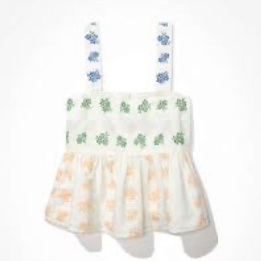 American Eagle Floral Print Women's Top